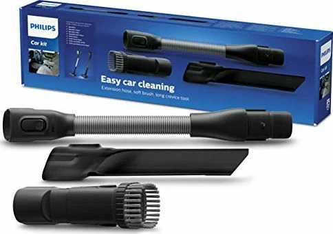 Set aksesorësh për fshesë me korrent Philips FC8093/01 Car Set, plastikë, e zezë (set 3 copë)
