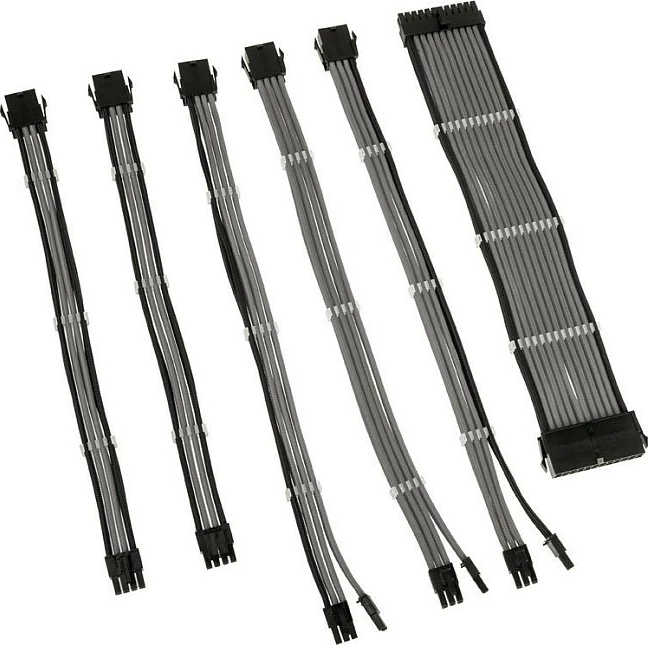 Kit zgjatës kabllosh të gërshetuara Kolink Core Adept, gri