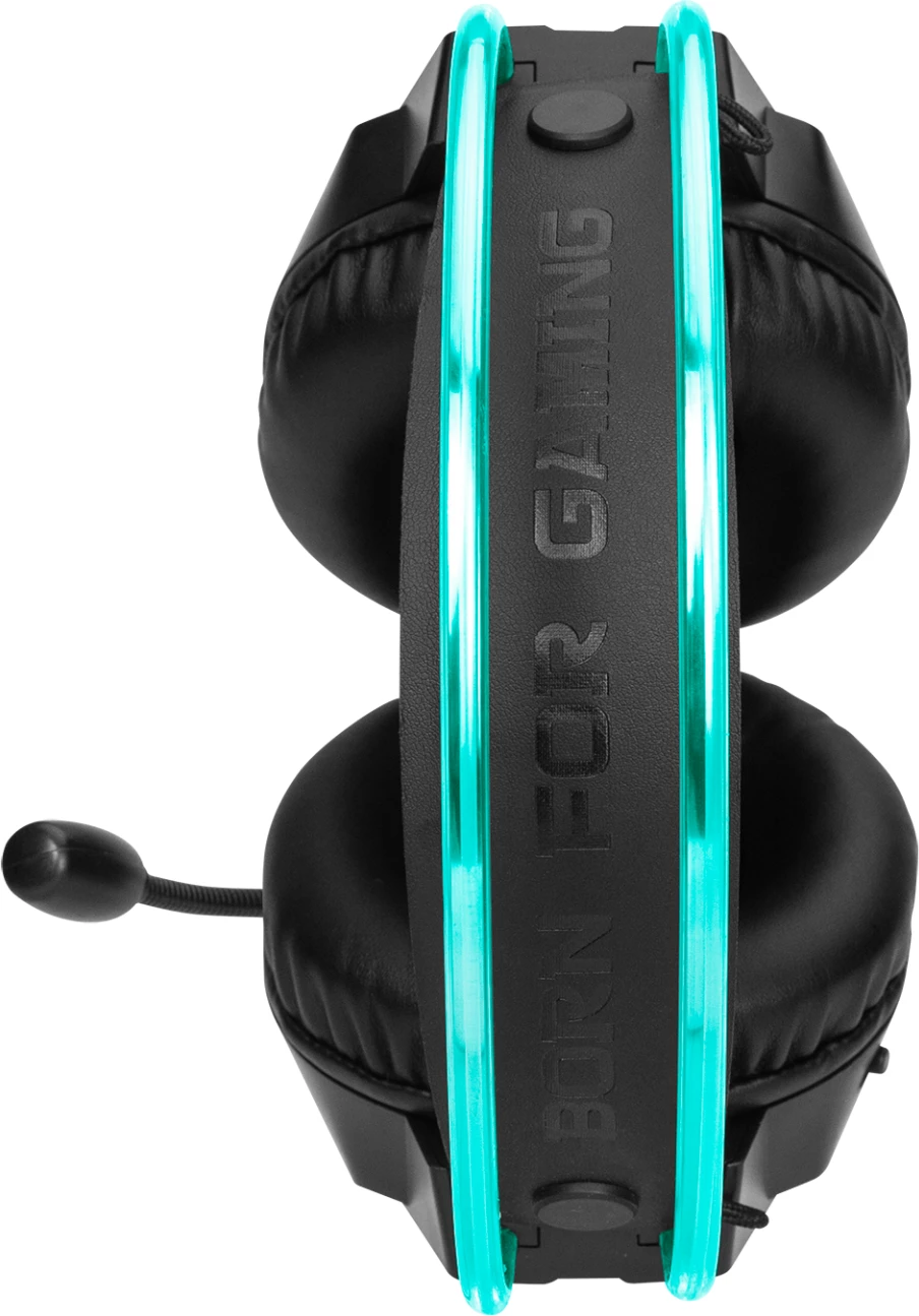 Kufje gaming Marvo H8620 me mikrofon, wired, RGB, 3.5mm + USB, 50mm, të zeza
