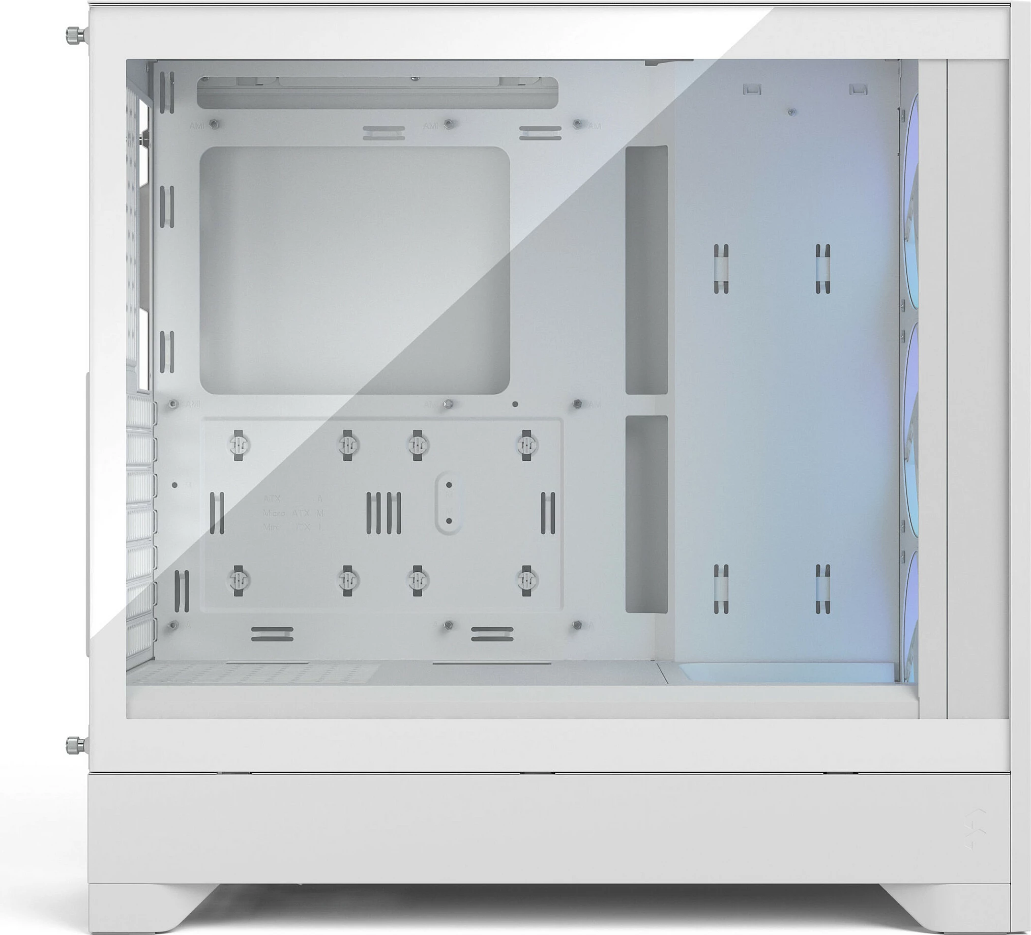 Kasë Fractal Design Pop 2 Air, Midi Tower, ATX/micro ATX/Mini-ITX, TG RGB, e bardhë