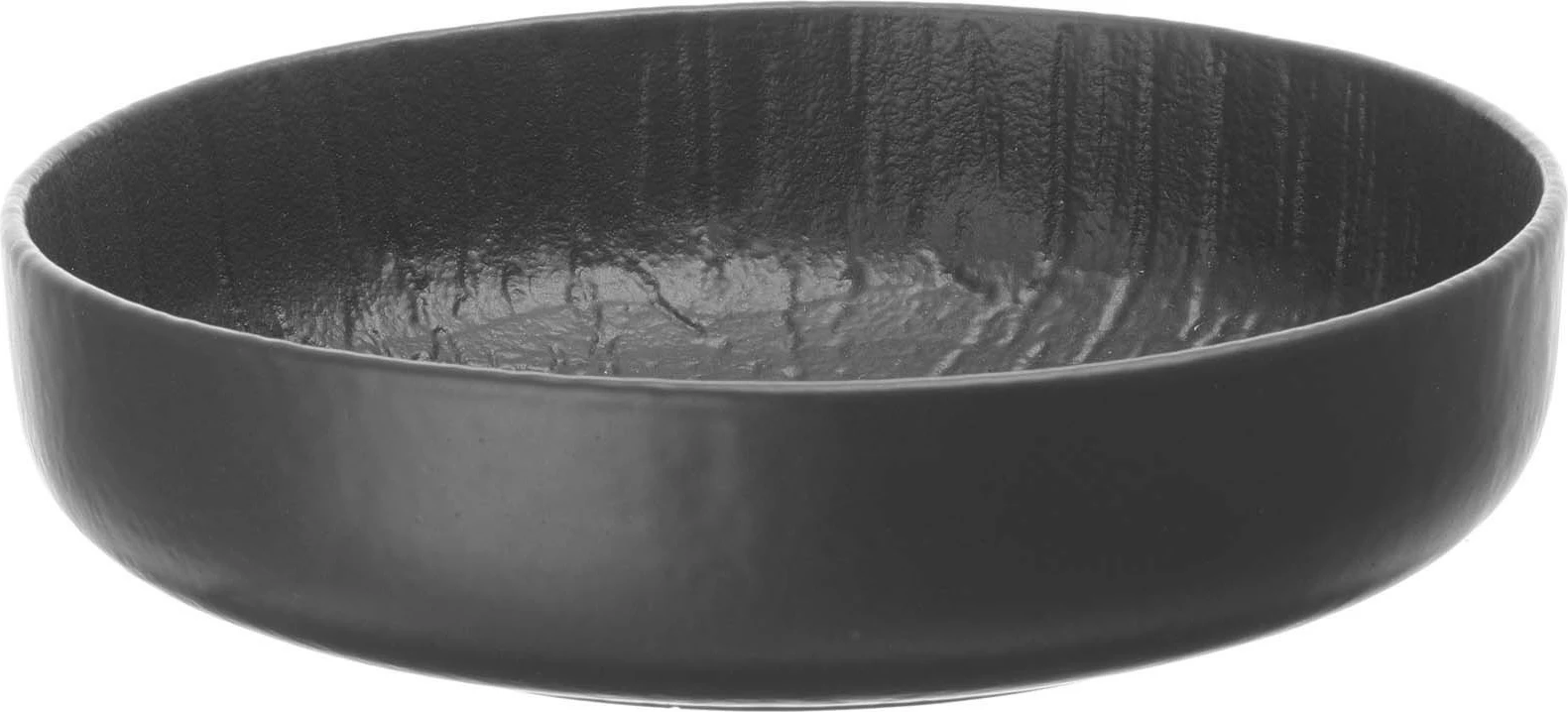 Tas i cekët Fine Dine Crust 200mm 1200ml, i zi, set 3 copë