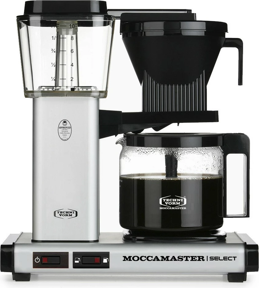 Makine kafeje Moccamaster KBG Select, matt silver