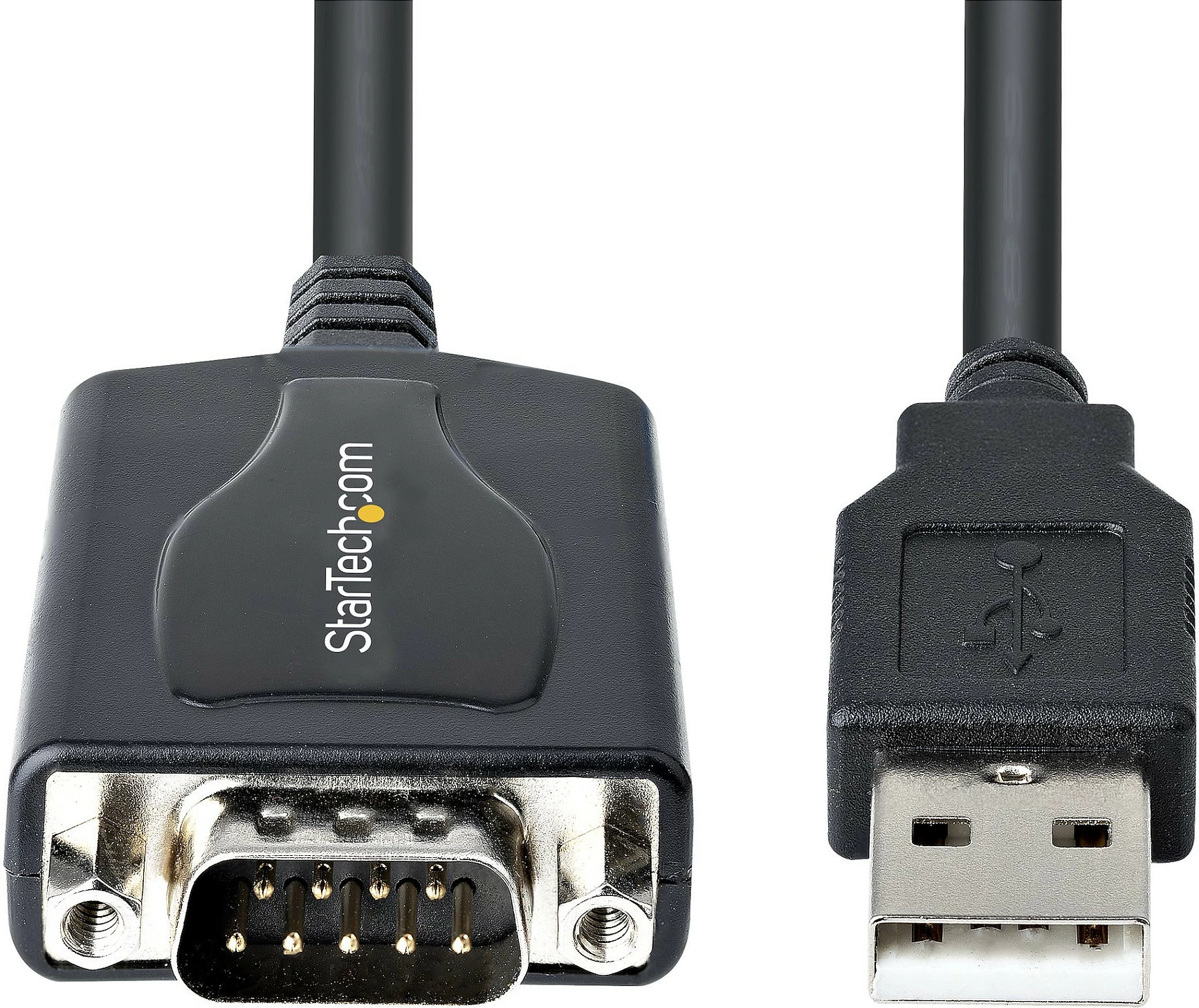 Kabllo adapter USB në Serial StarTech 1P3FPC-USB-SERIAL, DB9 RS232, 0.9 m, e zezë