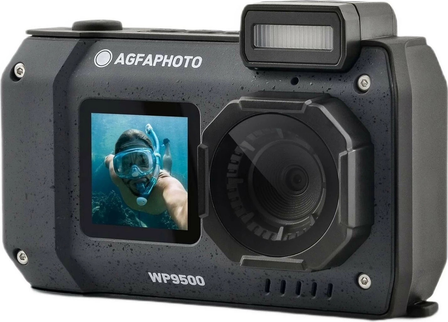 Kamerë kompakte AgfaPhoto WP9500, 4K, rezistente ndaj ujit, e zezë