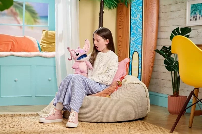 Kukull interaktive Wow Stuff Disney Real FX Chatty Angel, rozë