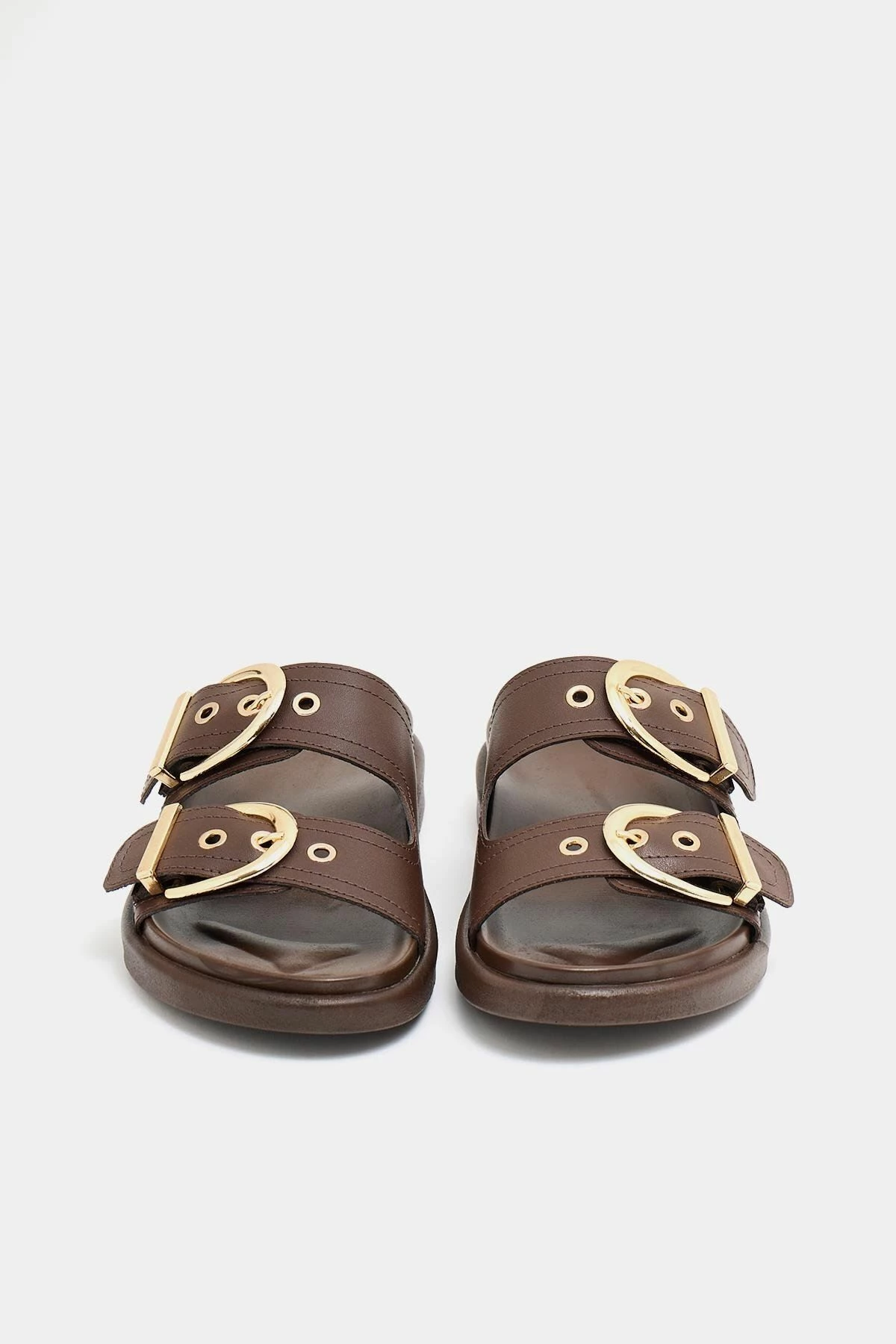 Pantofla për gra, ngjyrë kafe, Jumeon MK1340125YR20-002