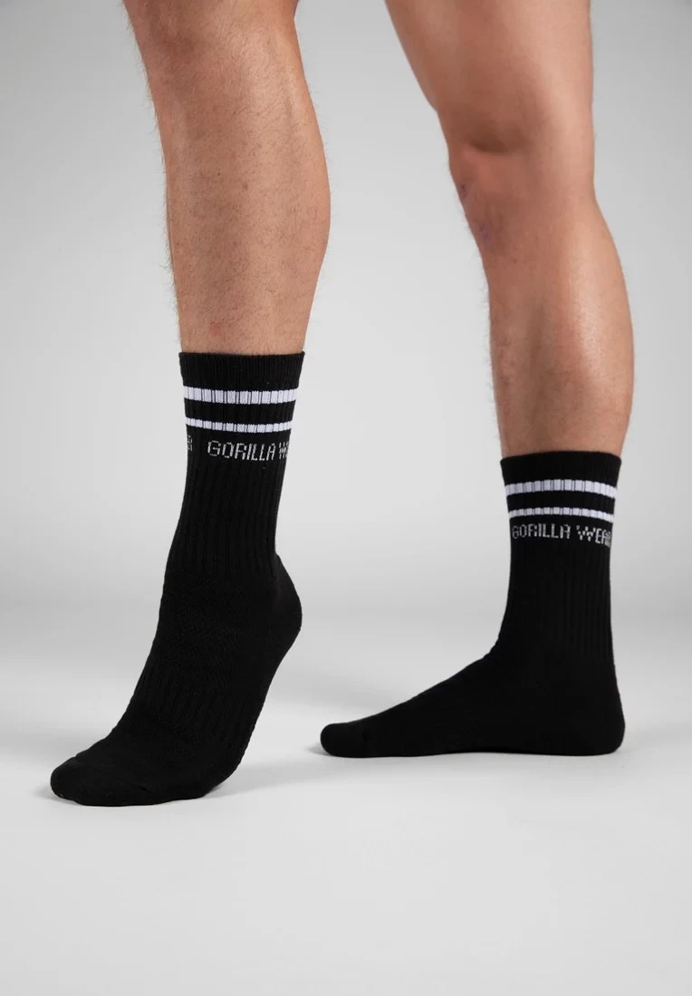 Crew Socks 2-Pack - Black [Madhësia: 35-38]