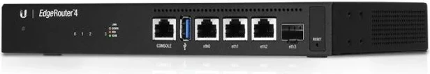 Router Ubiquiti EdgeRouter 4 ER-4, 3x Gigabit RJ45 + 1x SFP, fanless