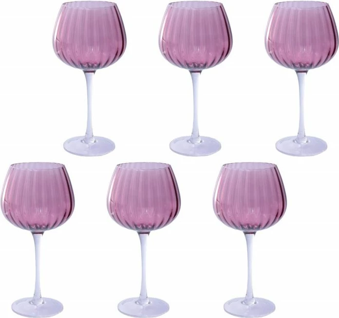 Set gotash Rose&Tulipani Prismia 460ml, rozë, 6 copë