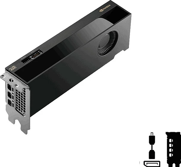 Kartelë grafike PNY RTX PRO 4000 Blackwell SFF Edition, 24GB GDDR7, PCIe 5.0 x8, e zezë