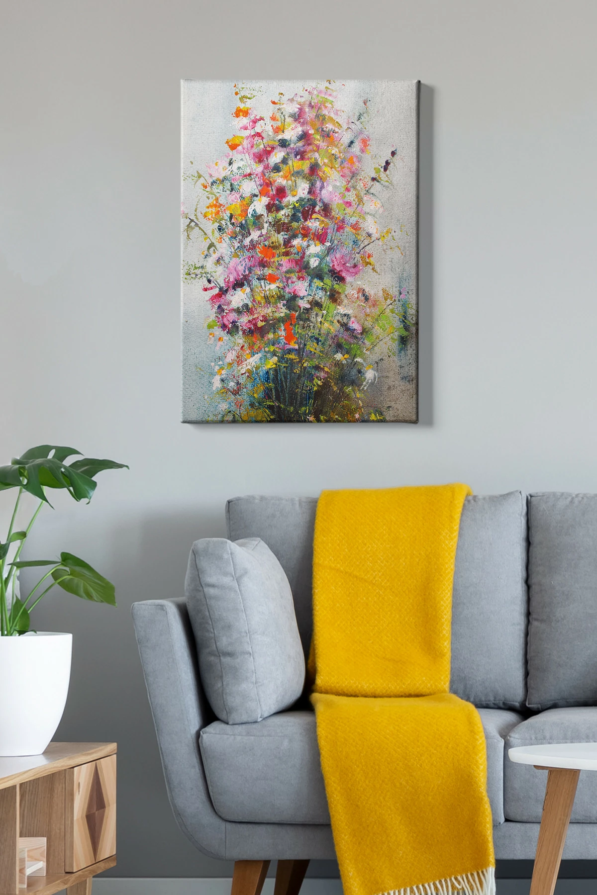 Pikturë dekorative në kanavacë, shumëngjyrëshe, 50x70cm