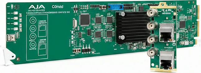 Modul openGear AJA OG-DANTE-12GAM, Dante, 12G-SDI, porta Ethernet
