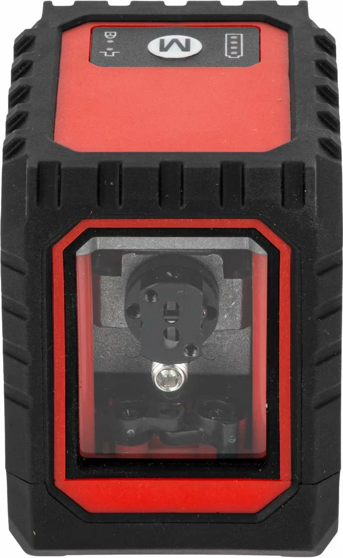 Nivel lazer kryq PROLINE 15195, 2 linja, 25 m, rreze e gjelbër, set me mbajtëse muri + adapter 5/8\" + çantë