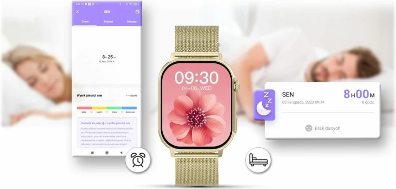 Smartwatch Gravity për femra, rozë