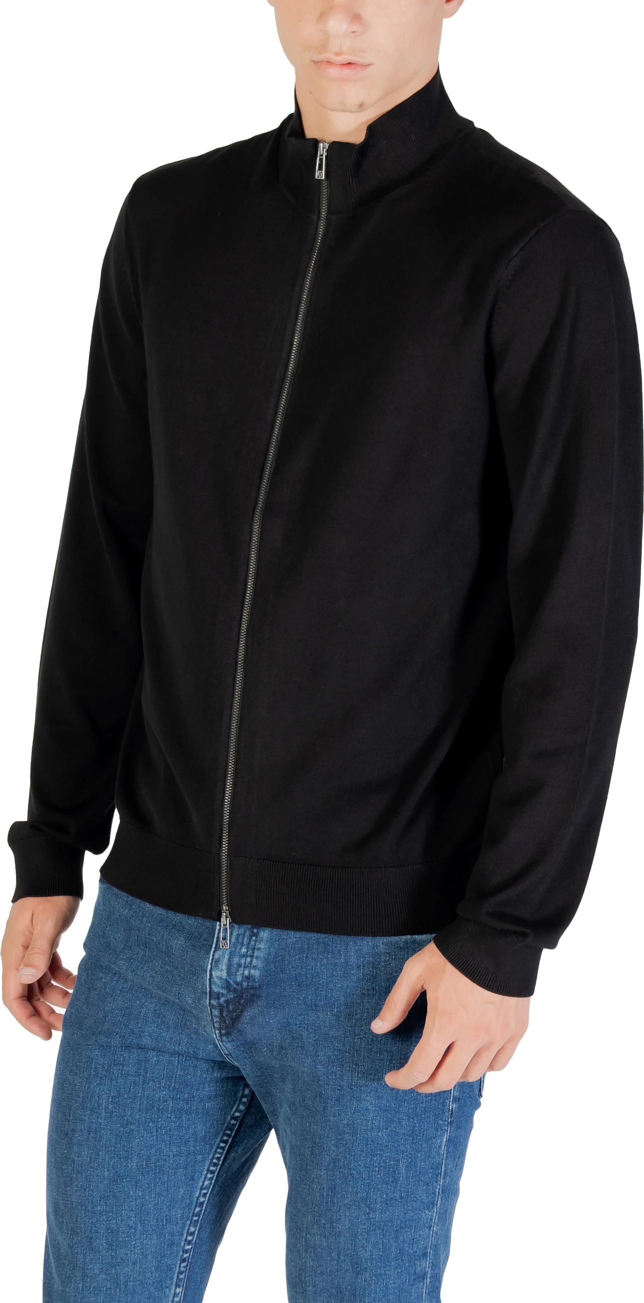 Kardigan për meshkuj Armani Exchange XM001279 AF10454, i zi [Madhësia: XXL]