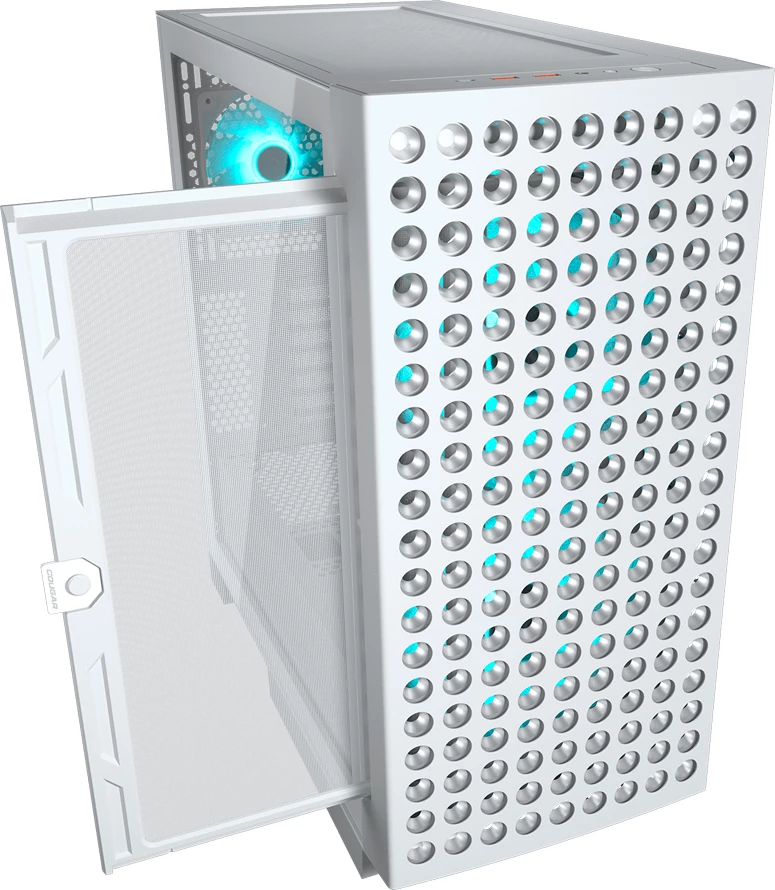 Kasë COUGAR AIRFACE ECO RGB Mid Tower, ATX/E-ATX, e bardhë