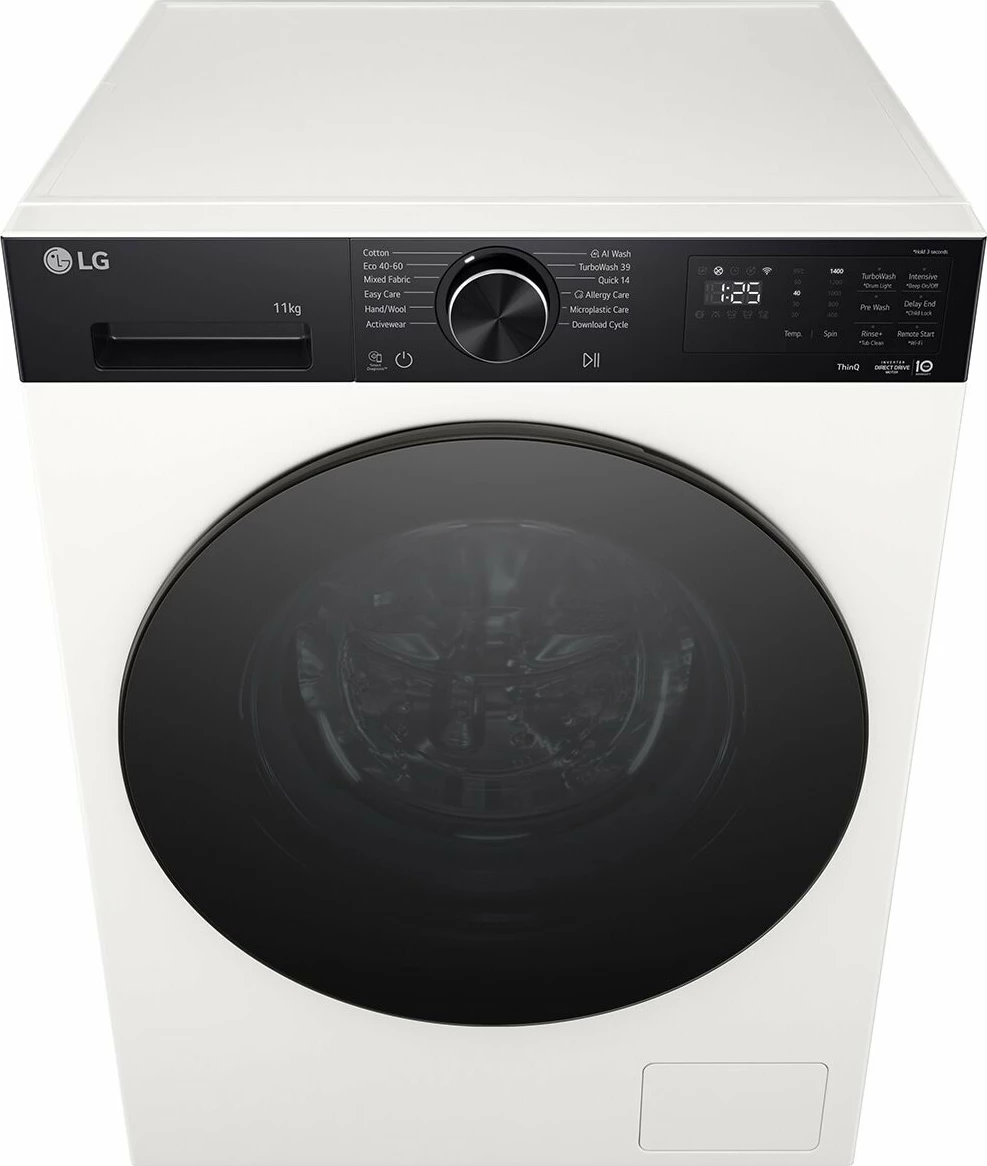 Makinë larëse LG F4X5011THB 11 kg, 1400 RPM, frontale, Klasa A, Wi‑Fi, e bardhë