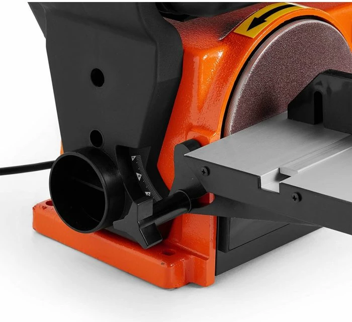 Shlifuese me rrip dhe disk VONHAUS 3500181 370W 100x915mm rrip / 150mm disk, portokalli/zi