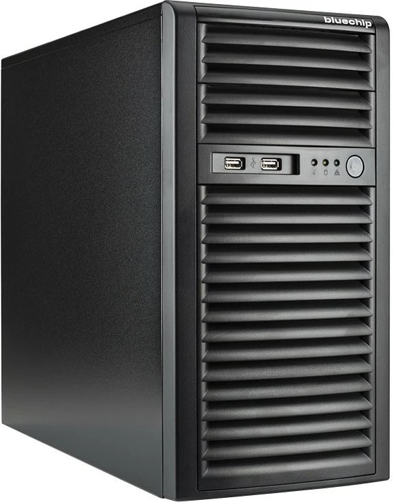 Server bluechip SERVERline T10301s, Atom C3558, 16GB RAM, 960GB SSD, 4x Gigabit Ethernet, zi