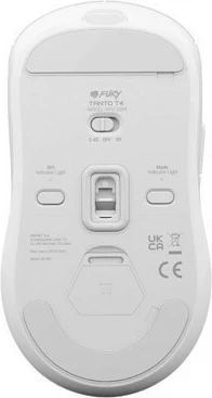 Maus Fury Tanto T4, wireless, 12000 dpi, 7 butona, e bardhë