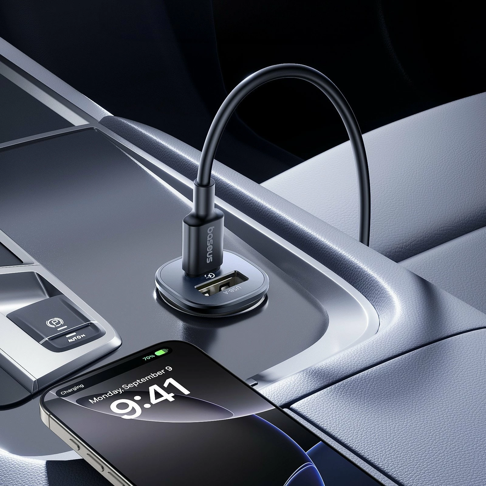 Karikues veture Baseus GoTrip C+U 30W 1x USB-A 1x USB-C 3.5A, i zi