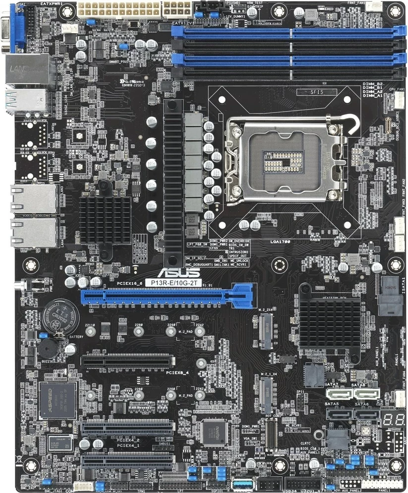 Pllakë amë ASUS P13R-E/10G-2T, LGA1700, Intel Xeon E-24XX, ATX, 128GB, 2x10GbE