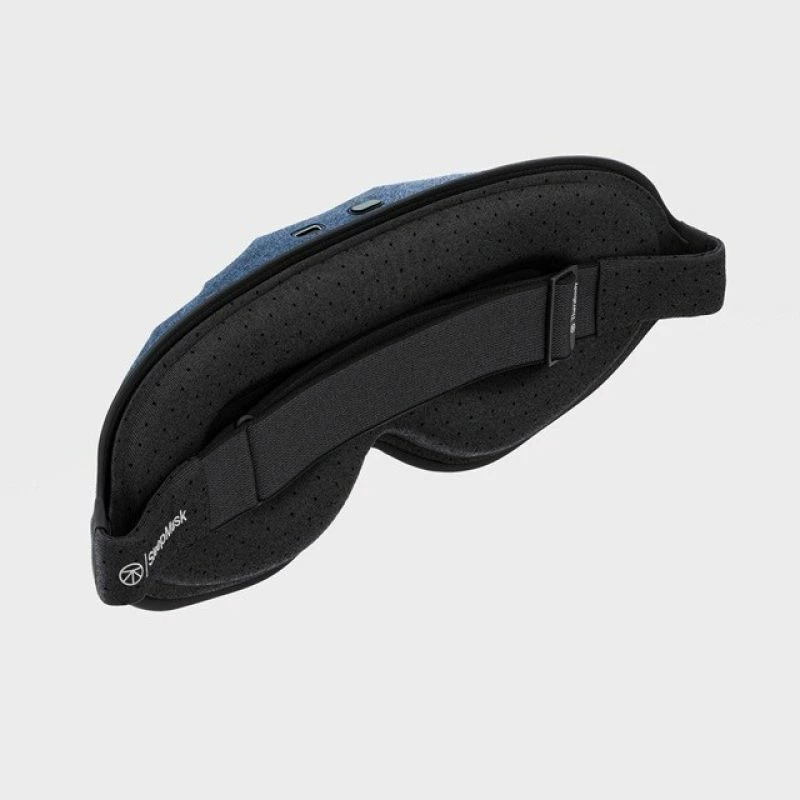 Maskë gjumi Therabody Sleep Mask, e zezë/blu
