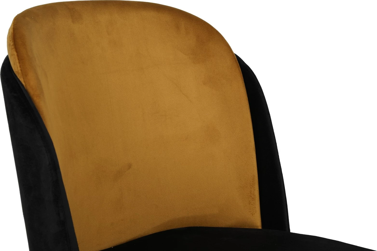 Set karrigash (4 copë), Hanah Home, Dore-142 V4, ngjyrë mustard dhe e zezë