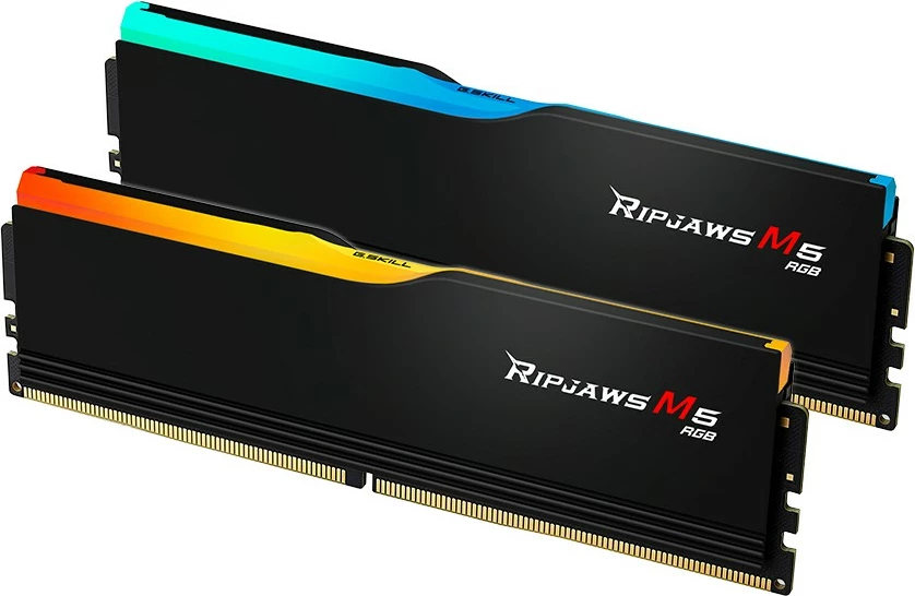 RAM Memorje G.Skill Ripjaws M5 RGB 64GB (2x32GB) DDR5 5200MHz, Multikolor