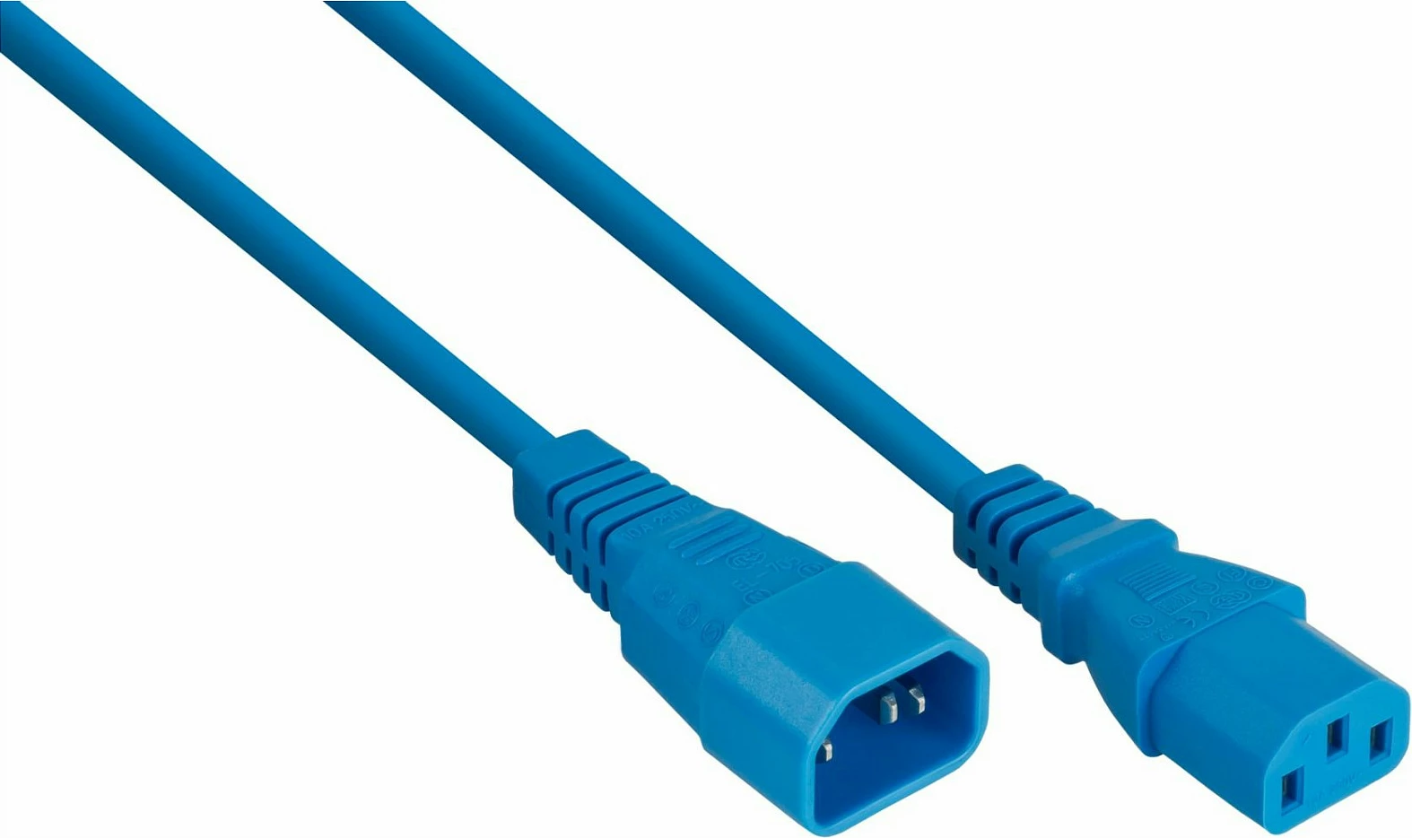 Kabllo rryme Kabelmeister C14 në C13, 0.5m, e kaltër