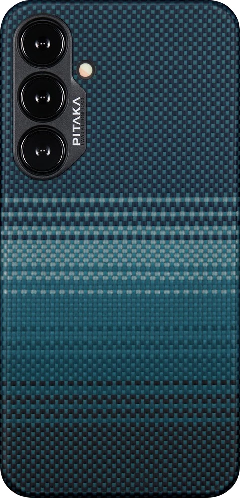 Mbështjellës Pitaka MagEZ Case 4 Moonrise për Samsung Galaxy S24, MagSafe, fibër aramidi, 0.95 mm, Blu