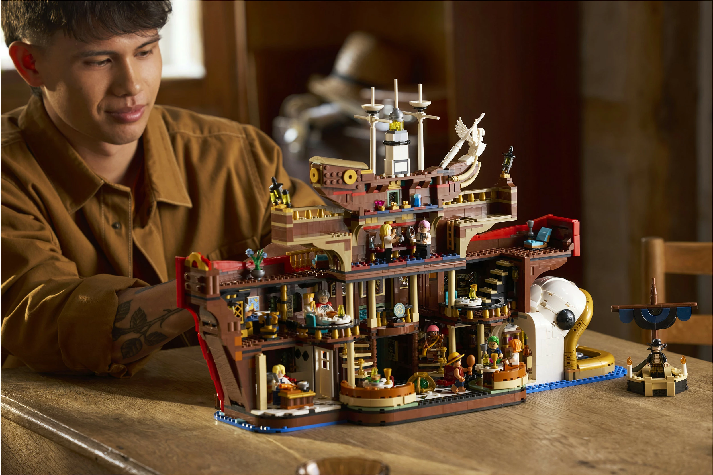 Set ndërtimi LEGO ONE PIECE The Baratie Floating Restaurant 75640, 3402 copë, 18+, multikolor