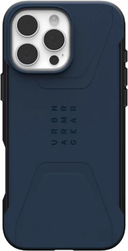 Mbështjellës UAG Civilian MagSafe për iPhone 16 Pro Max, Kaltër
