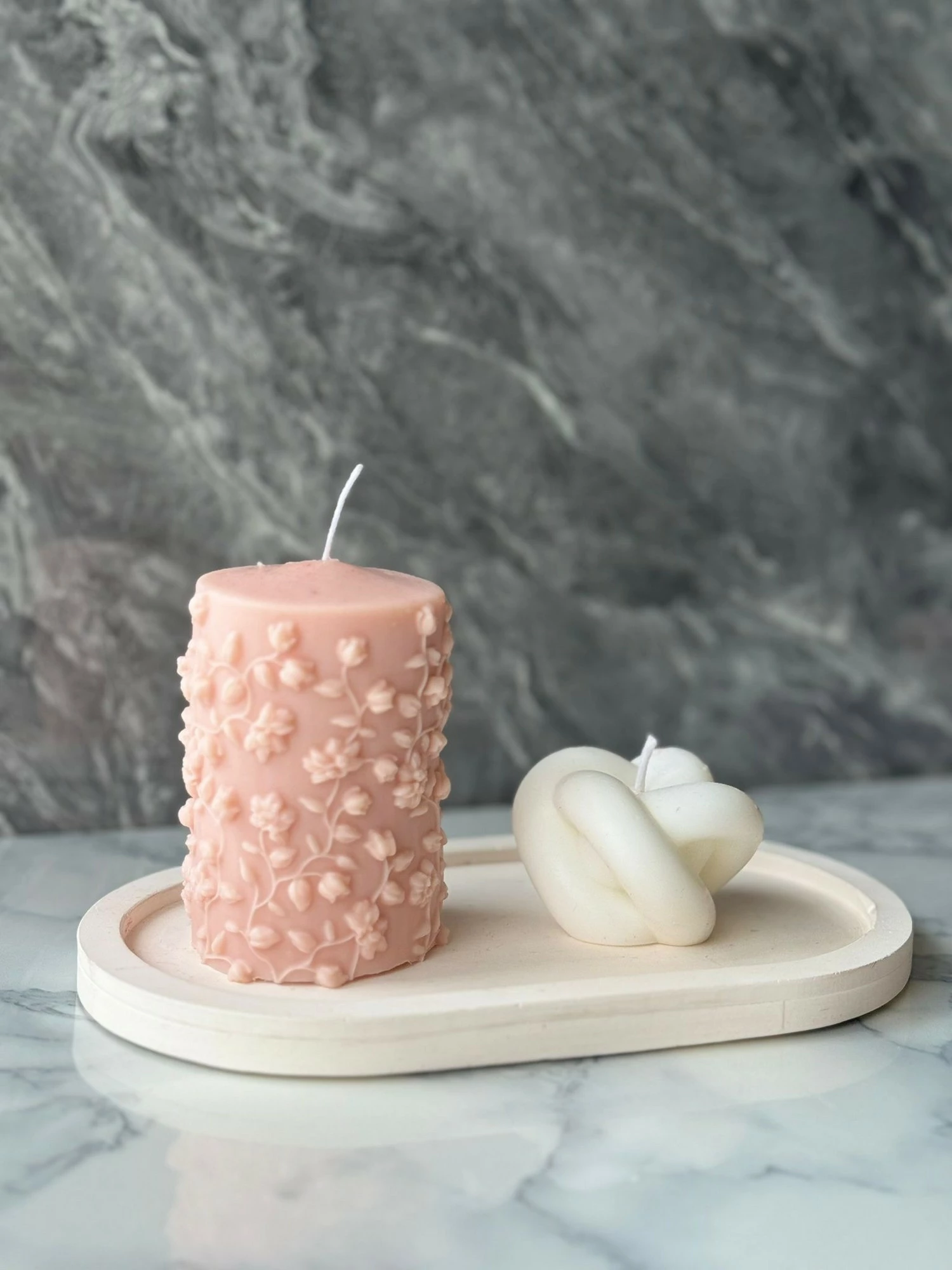Set qirinjsh dekorativ (3 copë), Evila Originals, Glamour Candle 41ST