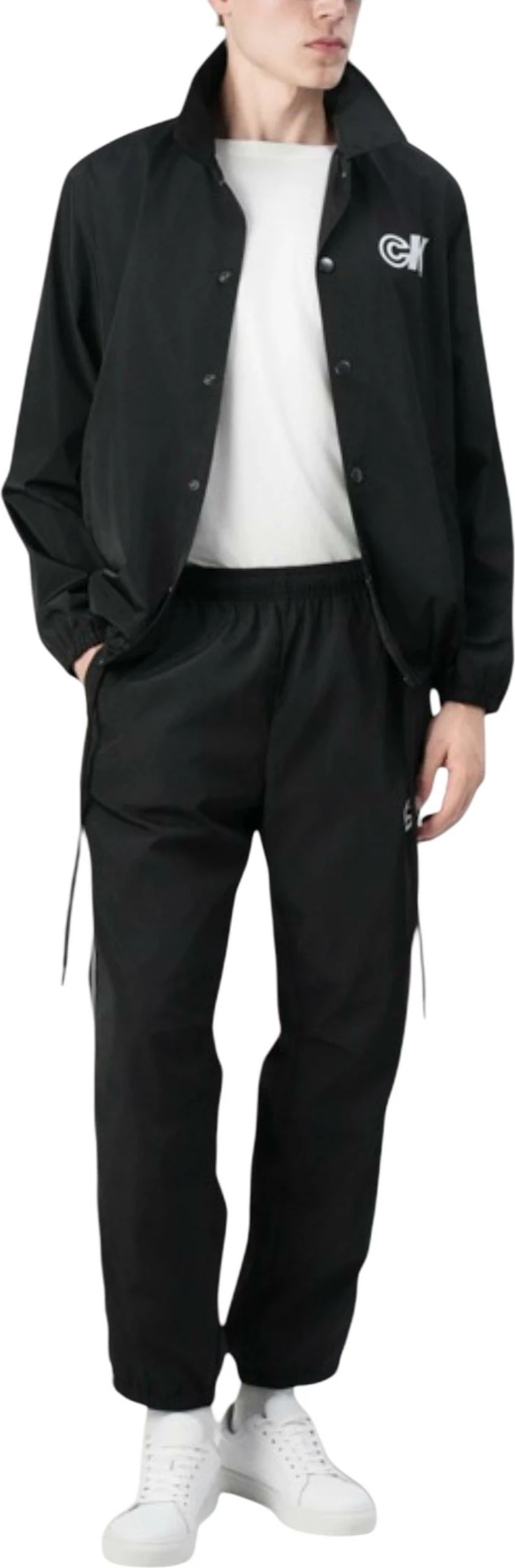 Pantallona sportive për meshkuj Calvin Klein Jeans LV04RC615G, të zeza [Madhësia: S]