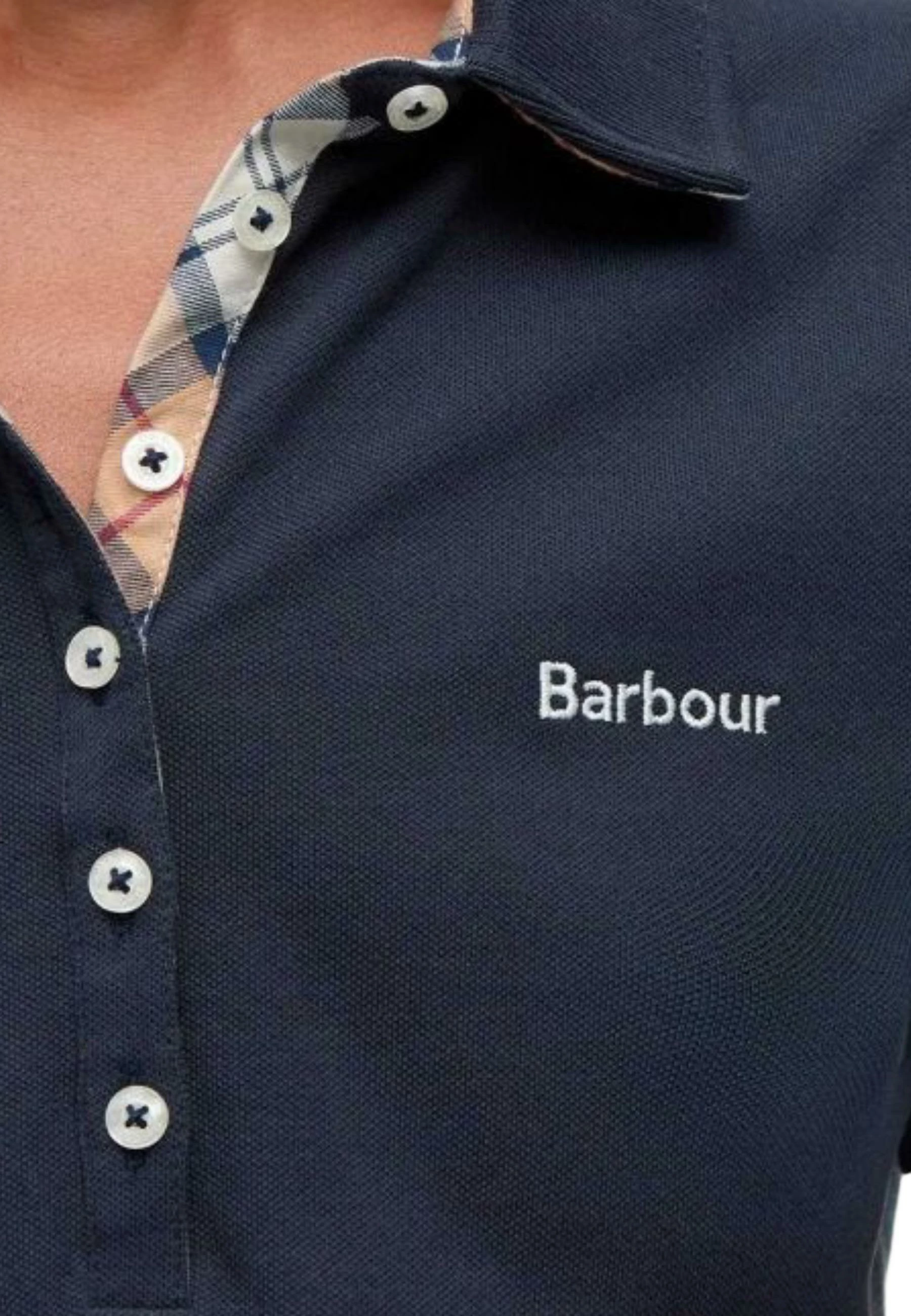 Maicë polo për femra Barbour Portsdown LML0634, kaltër e errët [Madhësia: 10]