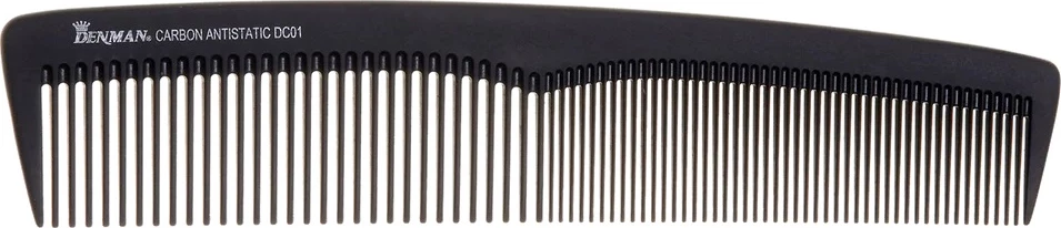 Krehër flokësh Denman DC01 Carbon Comb Large Dressing unisex i zi 1 copë