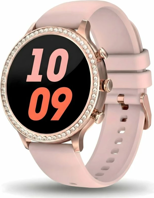 Smartwatch Gravity GT5-5, rozë gold, rrip rozë