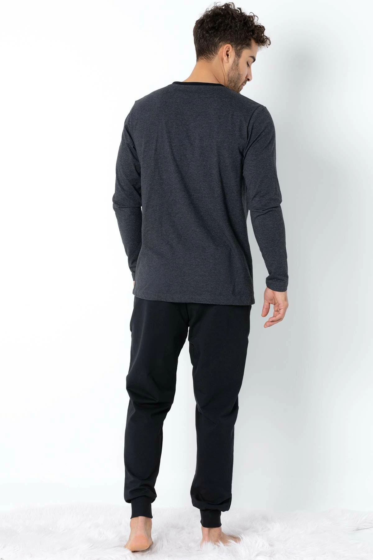 Set pizhamash për burra, Jumeon, anthracite, 002-000692004, XL/XXL