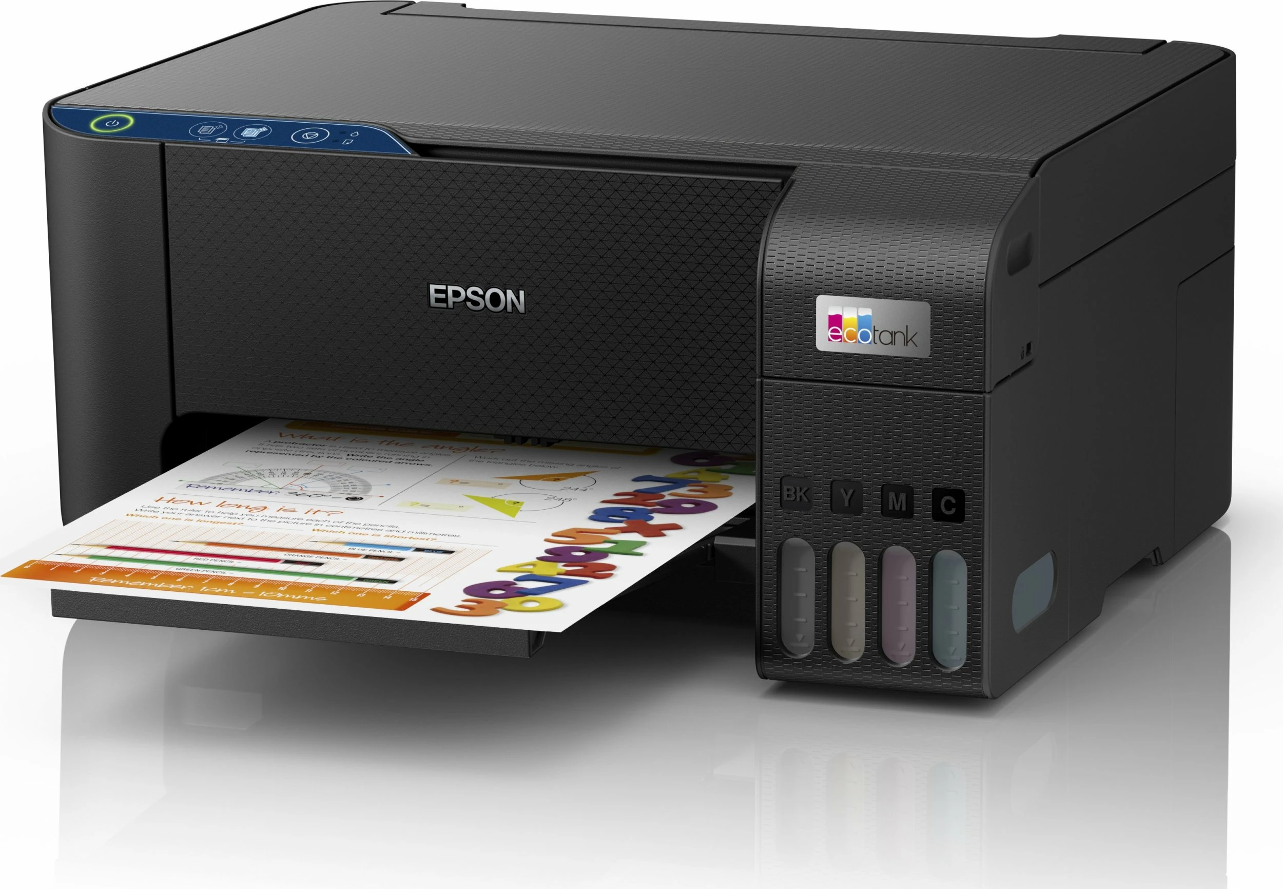 Printer multifunksional Epson EcoTank L3231 (C11CJ68408), A4, CISS, USB, pa Wi‑Fi, e zezë