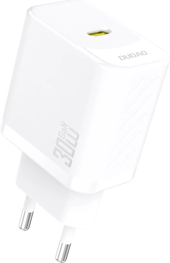 Karikues muri Dudao A27P, 30W, GaN, USB-C, i bardhë
