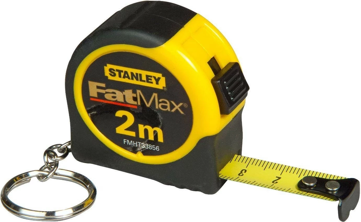 Metër shirit Stanley FatMax FMHT0-33856 2 m, 13 mm, me unazë çelësash, e verdhë/zezë
