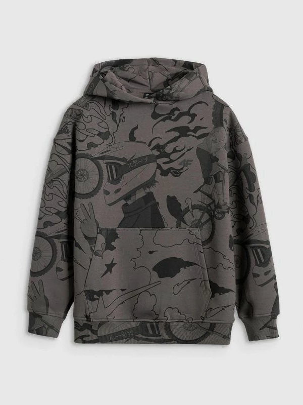 Duks për djem 4F, me kapuç