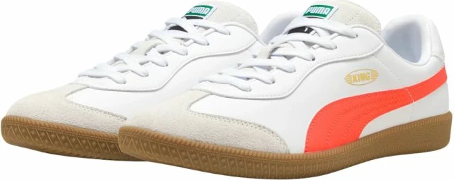 Atlete futbolli për meshkuj Puma, të bardha-portokalli