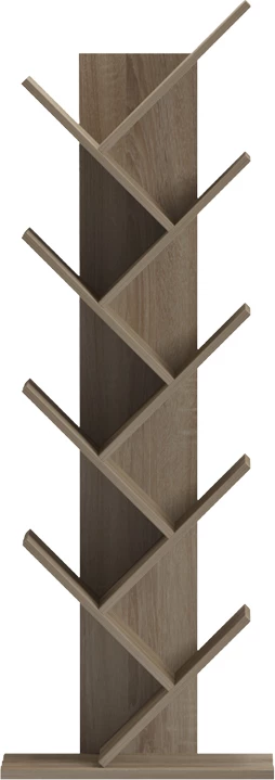 Raft librash Fyllo, ngjyrë sonoma, 50x25x141.5cm