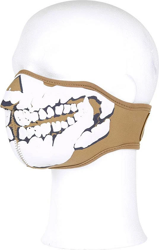 Maskë 101 INC Face mask neoprene skull 3D