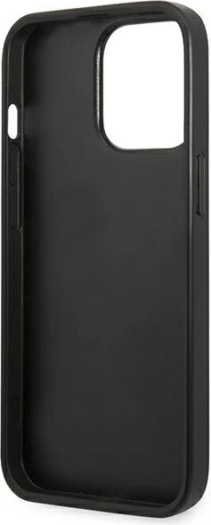 Mbështjellës Karl Lagerfeld Saffiano Plaque për iPhone 13 Pro Max 6.7", argjend