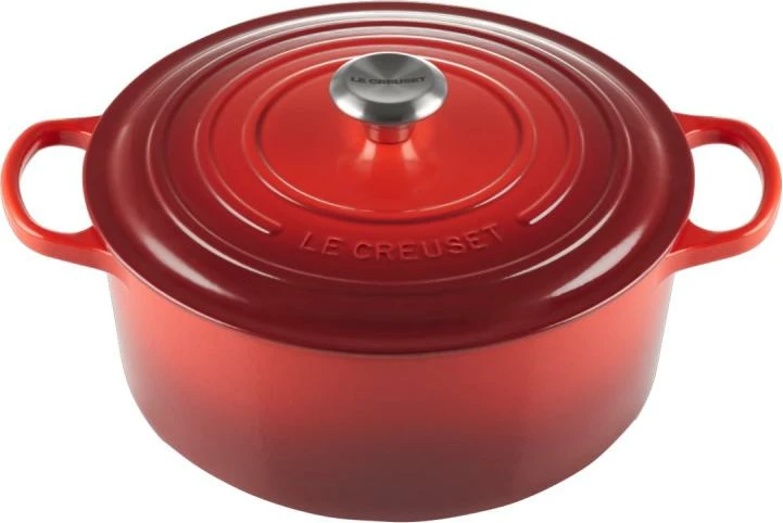 Tenxhere gize, Le Creuset, Signature rrethore 28 cm (21177280602430), e kuqe qershi
