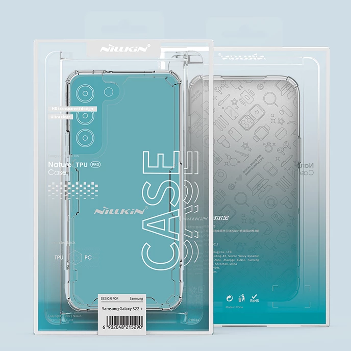 Mbështjellës Nillkin Nature Pro për Samsung Galaxy S22+, i tejdukshëm, i bardhë