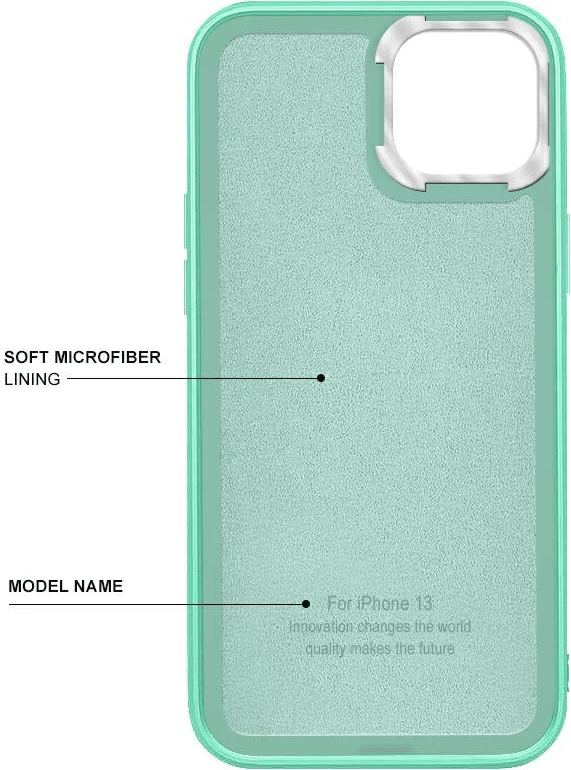 Mbështjellës ONASI për iPhone 11, silikon saten, Mint